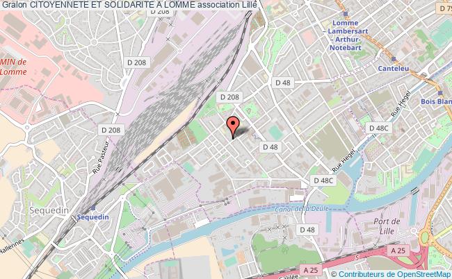 plan association Citoyennete Et Solidarite A Lomme Lille
