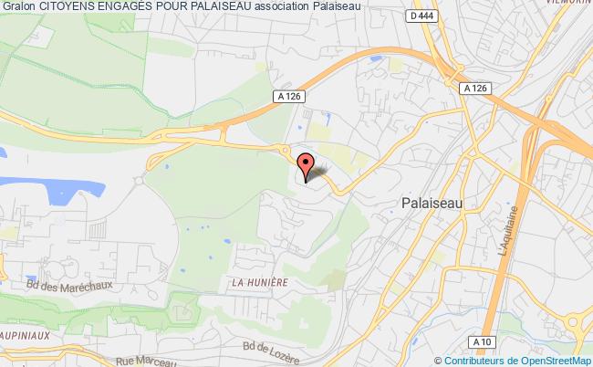 plan association Citoyens EngagÉs Pour Palaiseau Palaiseau