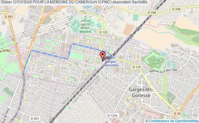 plan association Citoyens Pour La Memoire Du Cameroun (cpmc) Sarcelles