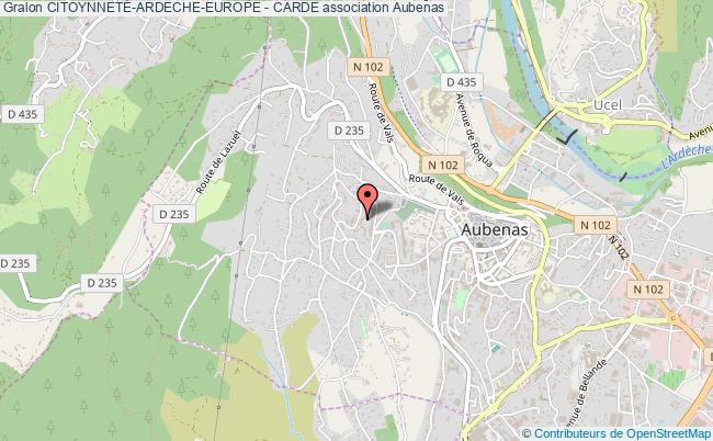 CITOYNNETÉ-ARDECHE-EUROPE - CARDE