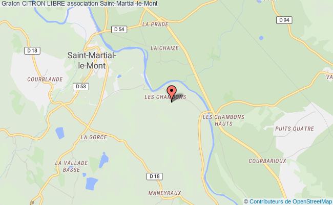 plan association Citron Libre Saint-Martial-le-Mont
