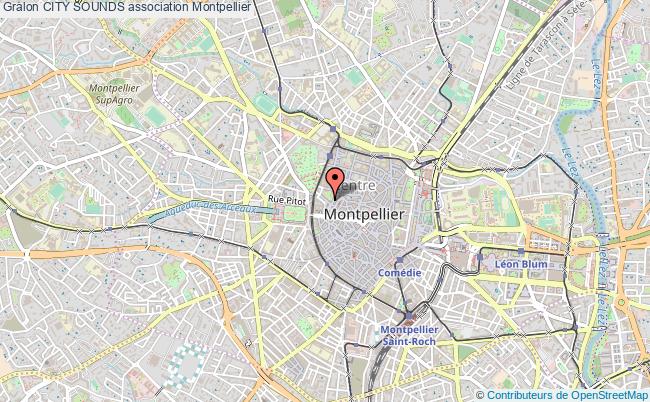 plan association City Sounds Montpellier