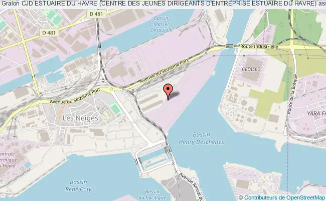 plan association Cjd Estuaire Du Havre (centre Des Jeunes Dirigeants D'entreprise Estuaire Du Havre) Le    Havre