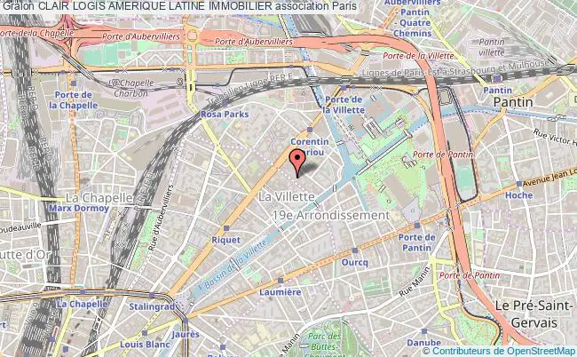 plan association Clair Logis Amerique Latine Immobilier Paris