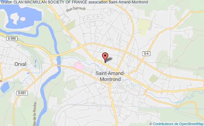 plan association Clan Macmillan Society Of France Saint-Amand-Montrond