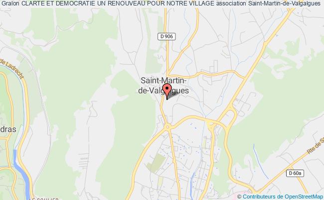 plan association Clarte Et Democratie Un Renouveau Pour Notre Village Saint-Martin-de-Valgalgues