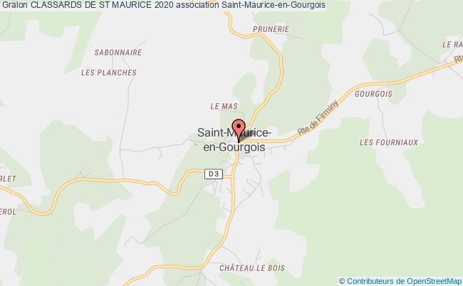 plan association Classards De St Maurice 2020 Saint-Maurice-en-Gourgois