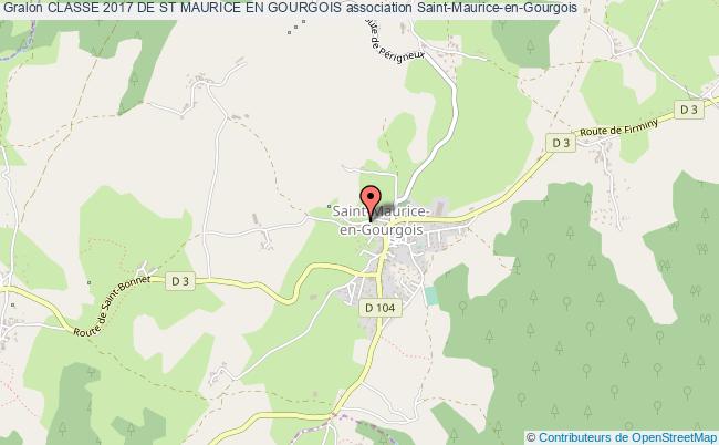 plan association Classe 2017 De St Maurice En Gourgois Saint-Maurice-en-Gourgois