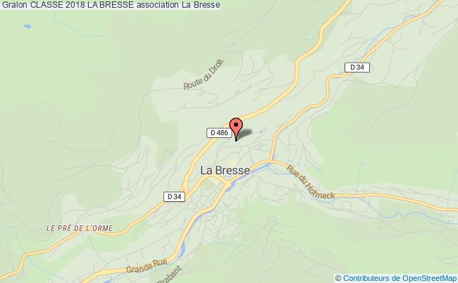 plan association Classe 2018 La Bresse La    Bresse