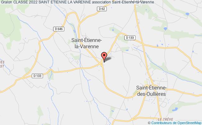 plan association Classe 2022 Saint Etienne La Varenne Saint-Étienne-la-Varenne