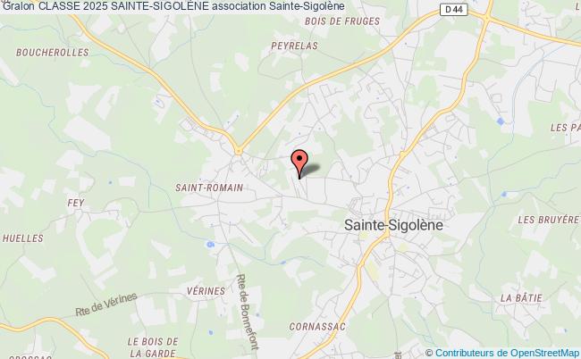 plan association Classe 2025 Sainte-sigolÈne Sainte-Sigolène