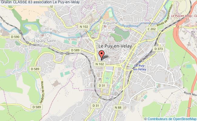 plan association Classe 83 Le Puy-en-Velay