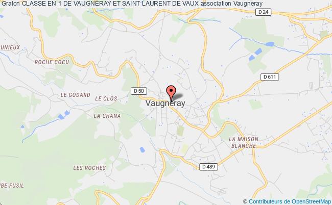 plan association Classe En 1 De Vaugneray Et Saint Laurent De Vaux Vaugneray