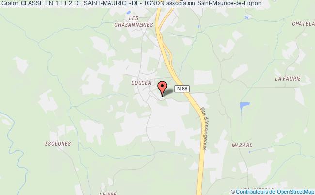 plan association Classe En 1 Et 2 De Saint-maurice-de-lignon Saint-Maurice-de-Lignon