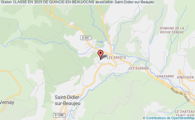plan association Classe En 2025 De Quincie-en-beaujolais Saint-Didier-sur-Beaujeu