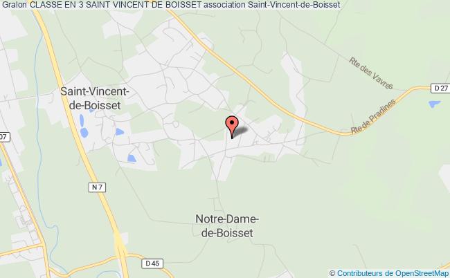 plan association Classe En 3 Saint Vincent De Boisset Saint-Vincent-de-Boisset