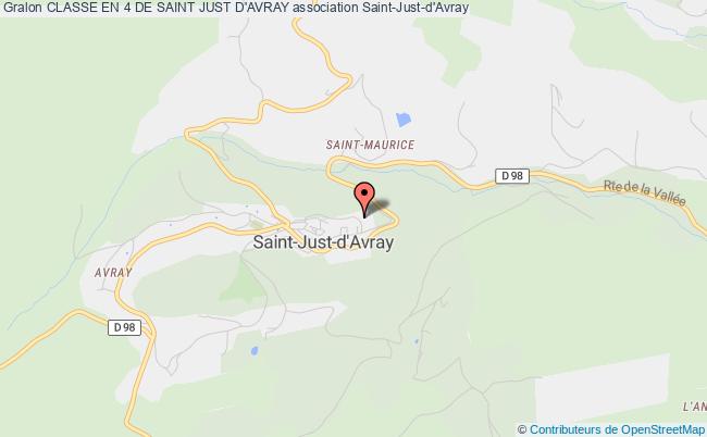 plan association Classe En 4 De Saint Just D'avray Saint-Just-d'Avray