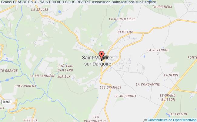 plan association Classe En 4 - Saint Didier Sous Riverie Chabanière