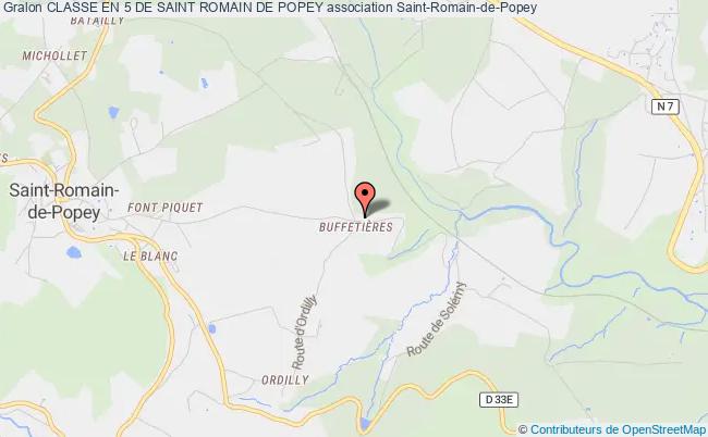 plan association Classe En 5 De Saint Romain De Popey Saint-Romain-de-Popey