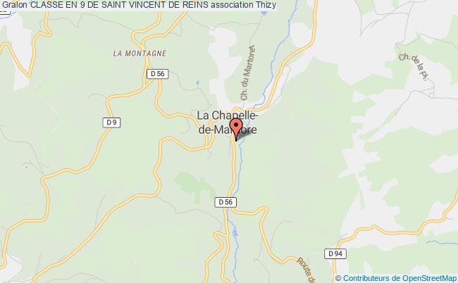 plan association Classe En 9 De Saint Vincent De Reins Thizy-les-Bourgs