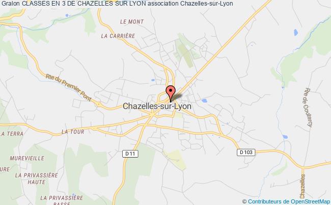 plan association Classes En 3 De Chazelles Sur Lyon Chazelles-sur-Lyon