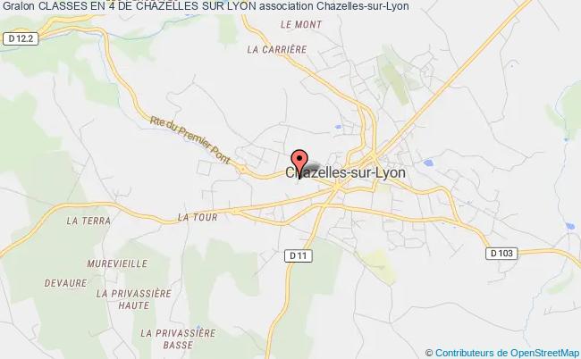 plan association Classes En 4 De Chazelles Sur Lyon Chazelles-sur-Lyon
