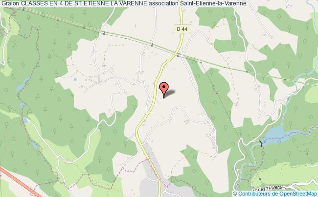 plan association Classes En 4 De St Etienne La Varenne Saint-Étienne-la-Varenne