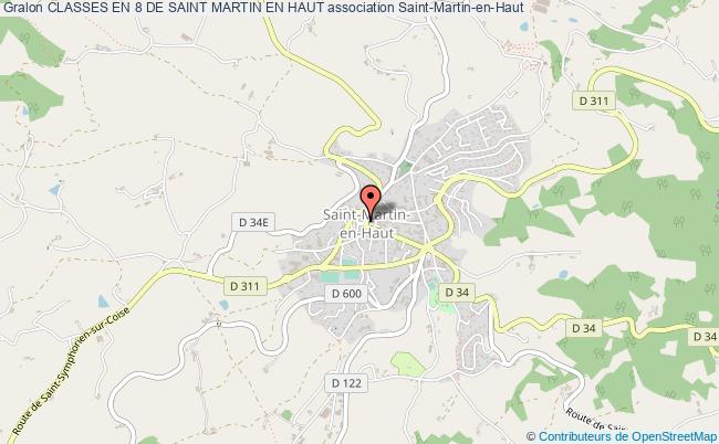 plan association Classes En 8 De Saint Martin En Haut Saint-Martin-en-Haut