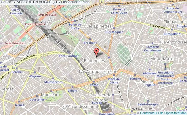 plan association Classique En Vogue (cev) Paris