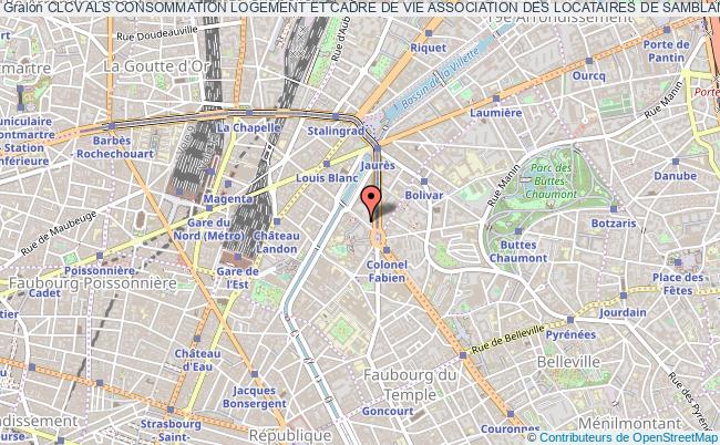 plan association Clcv Als Consommation Logement Et Cadre De Vie Association Des Locataires De Samblancay Paris