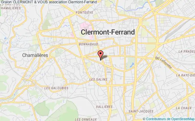 plan association Clermont & Vous Clermont-Ferrand