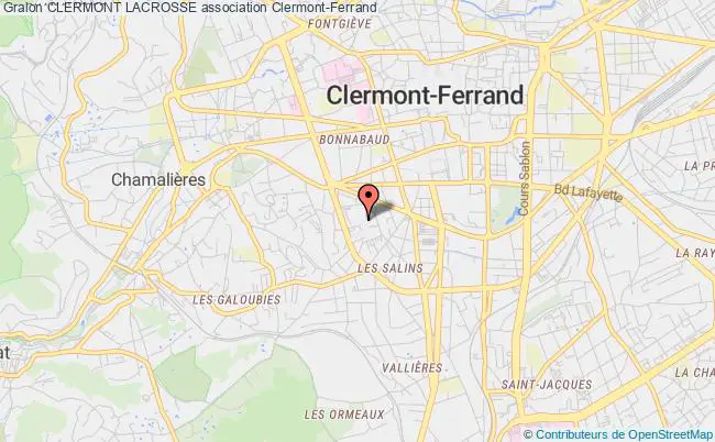 plan association Clermont Lacrosse Clermont-Ferrand