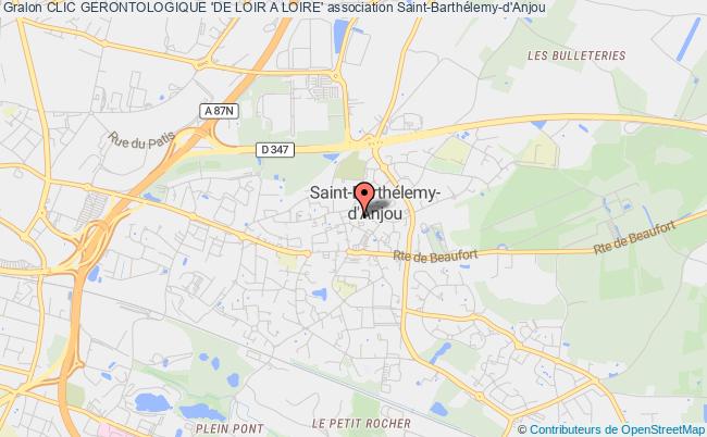 plan association Clic Gerontologique 'de Loir A Loire' Saint-Barthélemy-d'Anjou
