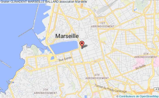 plan association Clinadent Marseille Ballard Marseille 1
