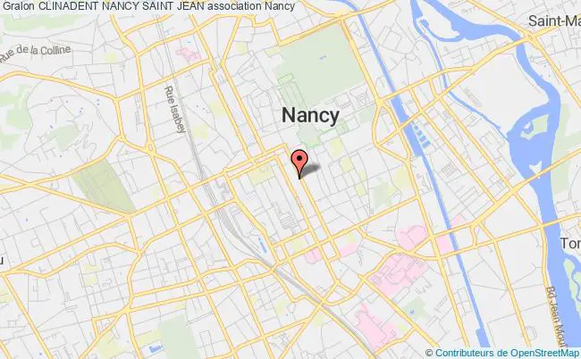 plan association Clinadent Nancy Saint Jean Nancy