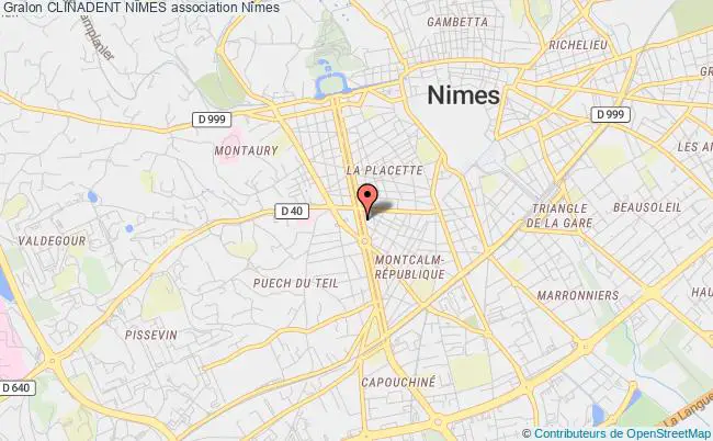 plan association Clinadent NÎmes Nîmes