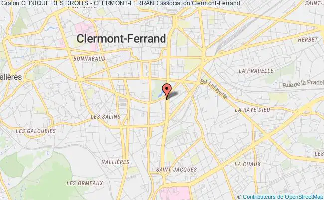 CLINIQUE DES DROITS - CLERMONT-FERRAND
