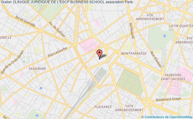 plan association Clinique Juridique De L'escp Business School Paris