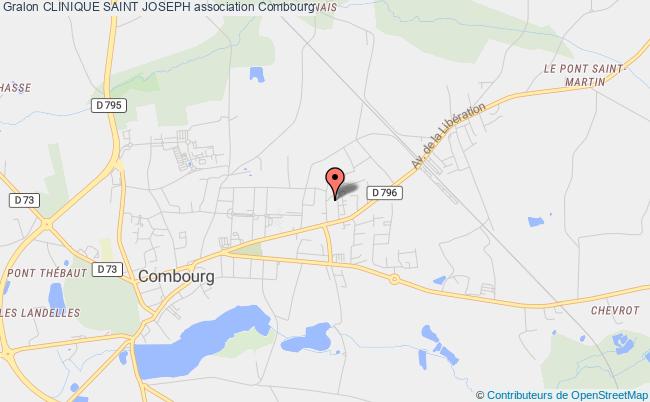 plan association Clinique Saint Joseph Combourg