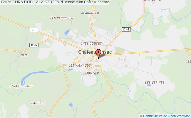 plan association Clins D'oeil A La Gartempe Châteauponsac
