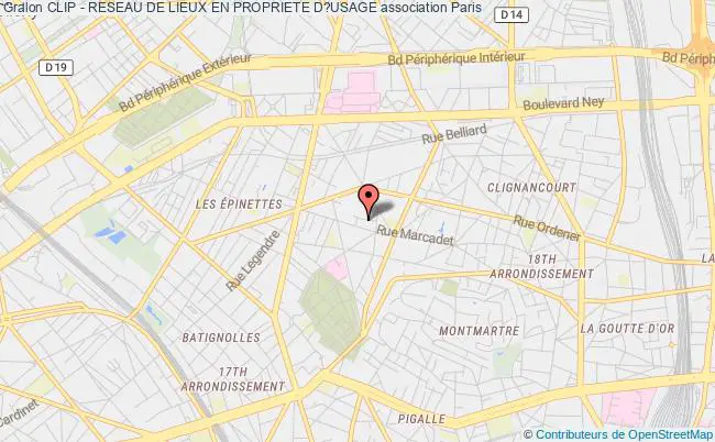 plan association Clip - Reseau De Lieux En Propriete D?usage Paris