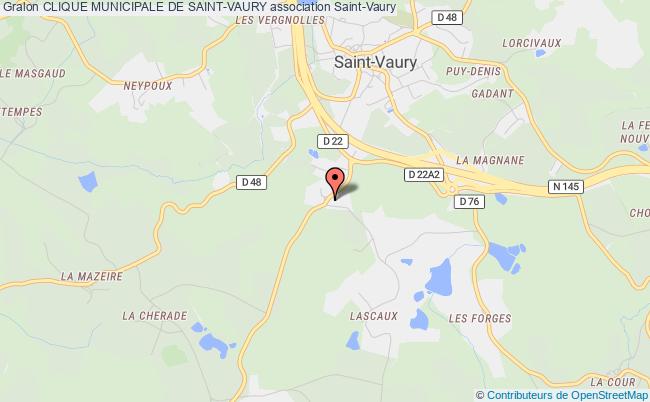 plan association Clique Municipale De Saint-vaury Saint-Vaury