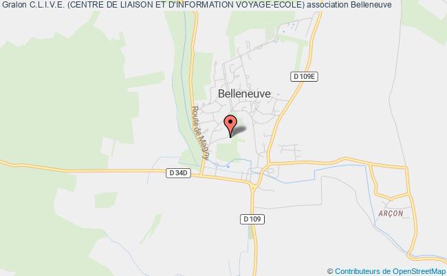 plan association C.l.i.v.e. (centre De Liaison Et D'information Voyage-ecole) Belleneuve