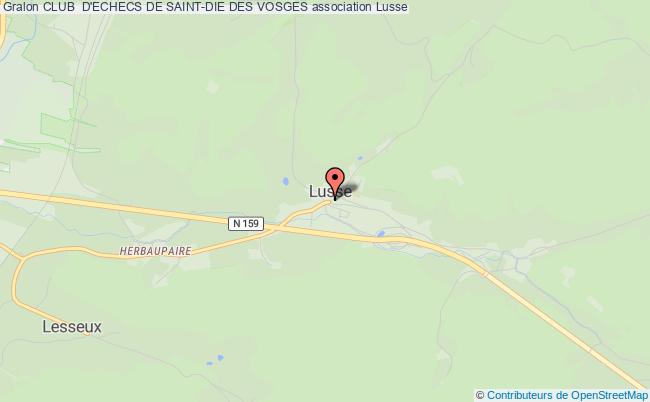 plan association Club  D'echecs De Saint-die Des Vosges Lusse