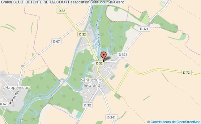 plan association Club  Detente Seraucourt Seraucourt-le-Grand