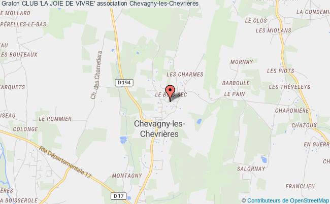 plan association Club 'la Joie De Vivre' Chevagny-les-Chevrières