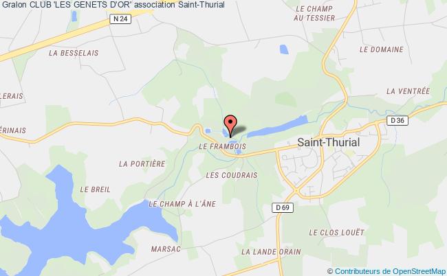 plan association Club 'les Genets D'or' Saint-Thurial