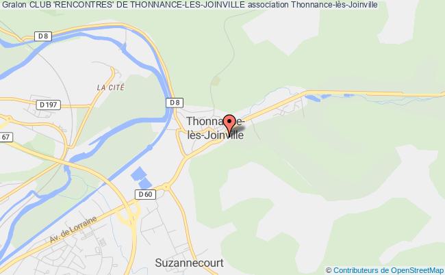 plan association Club 'rencontres' De Thonnance-les-joinville Thonnance-lès-Joinville
