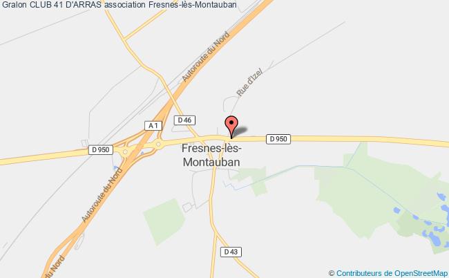 plan association Club 41 D'arras 