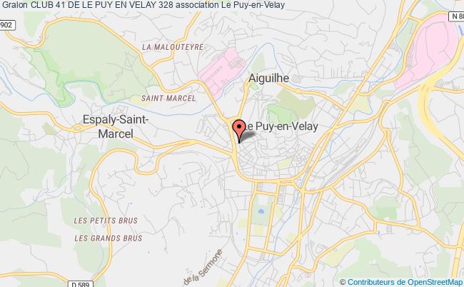 plan association Club 41 De Le Puy En Velay 328 Le    Puy-en-Velay